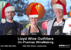 Lloyd Wine Outfitters On-Premise Winemaking. Authorized Winexpert Retailer. Call (306) 825-5553
