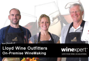 Your friends at Lloyd Wine Outfitters On-Premise WineMaking