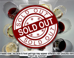 Limited Edition Wine Tasting Event October 25! Only 1 night - SOLD OUT!