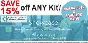 Lloyd Wine Outfitters Trade Show special