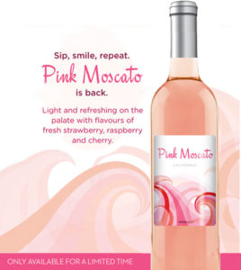 World Vineyard Pink Moscato available for a limited time