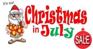 It's our Christmas in July SALE!