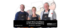 LLoyd Wine Outfitters On-Premise WineMaking | 4833 49th St., Lloydminster | CALL (306) 825-5553 | Winexpert Authorized Dealer: Love Your Wine. Guaranteed.